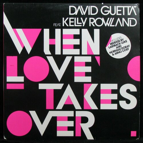 Виниловая пластинка Positiva David Guetta / Kelly Rowland – When Love Takes Over