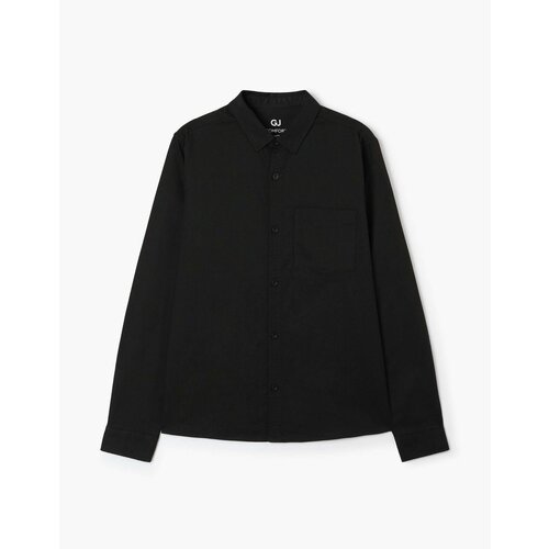 фото Школьная рубашка gloria jeans, размер 12-13л/158 (40), черный