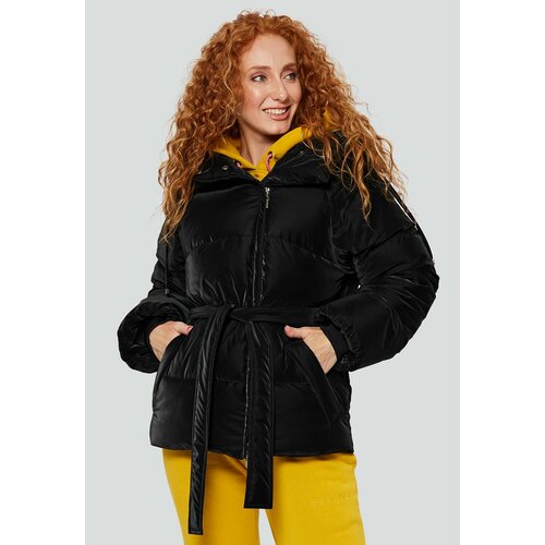 фото Куртка d'imma fashion studio тренто, размер 52, черный