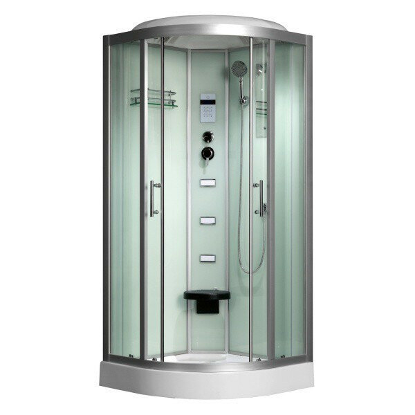 Душевая кабина Frank F-605 90x90 см с турецкой баней 3859580