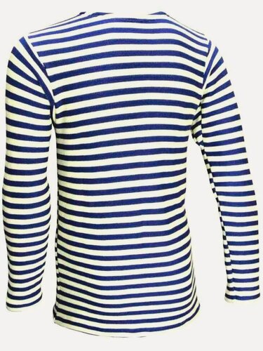 Изображение товара Тельняшка с длинным рукавом двойной вязки п/ш ВДВ (размер 44)