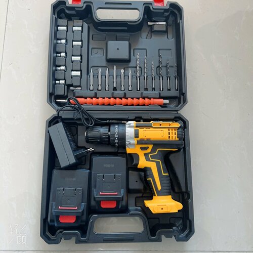 Электрическая литий-ионная аккумуляторная дрель многофункциональная электродрель шуруповерт 1190700₽