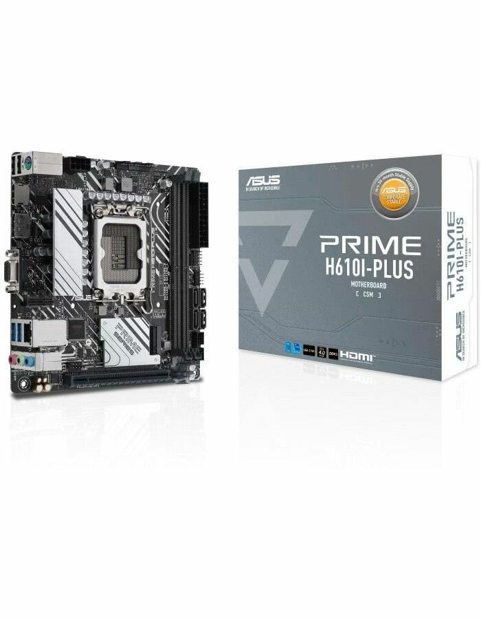 Материнская плата Asus PRIME H610I-PLUS-CSM (90MB1GB0-M0EAYC)