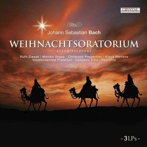 Виниловая пластинка Johann Sebastian Bach (1685-1750) - Weihnachtsoratorium BWV 248 (180g) (3 LP) johann sebastian bach cellosuiten bwv 1007 1012 lp 180g