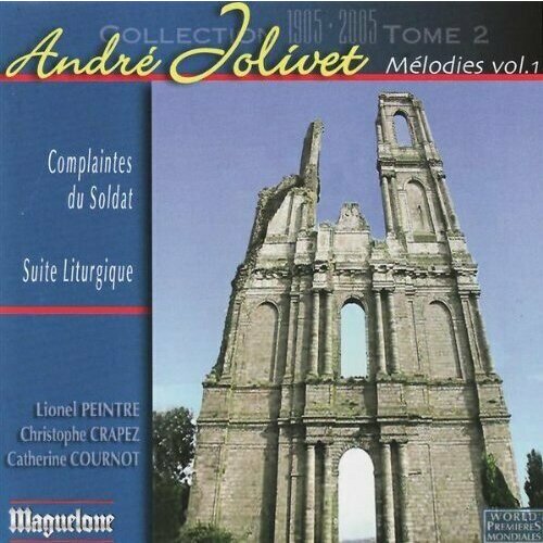 JOLIVET - Melodies Vol.1 audio cd jolivet flute music vol 1