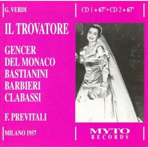 AUDIO CD Verdi - Il Trovatore. 2 CD audio cd verdi aroldo