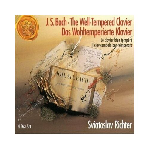 AUDIO CD Bach: Das Wohltemperierte Klavier Vol.1 and 2 - Richter, Sviatoslav audio cd bach das wohltemperierte clavier tureck