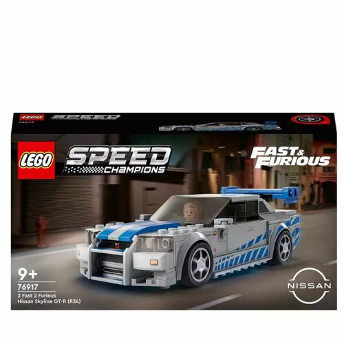 Конструктор Двойной форсаж: Nissan Skyline GT-R (R34) 76917 319 дет. LEGO Speed Champions