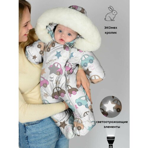 комбинезон malek baby 264ш размер 74 фиолетовый Комбинезон MaLeK BaBy 264ш, размер 74, белый