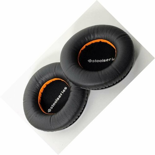 Амбушюры для наушников (ear pads) Steelseries Siberia V2 / Siberia V3 / Siberia 200 чёрные амбушюры для наушников steelseries siberia v1 v2 v3 200