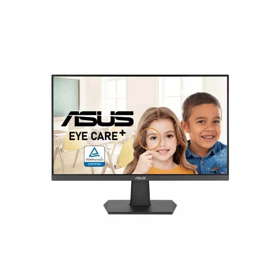 Монитор ASUS 23.8" VA24EHF IPS LED, 1920x1080, 1ms, 250cd/m2, 178°/178°, 100Mln:1, 1300:1, HDMI, 100Hz, Adaptive-Sync, VESA, Tilt, Black, 90LM0560-B04170 3 year