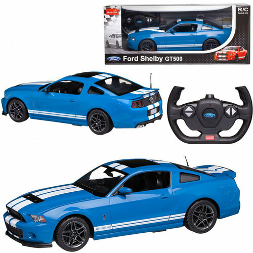 Автомобиль радиоуправляемый FORD SHELBY GT500 1:14 Цвет Синий RASTAR 49400E