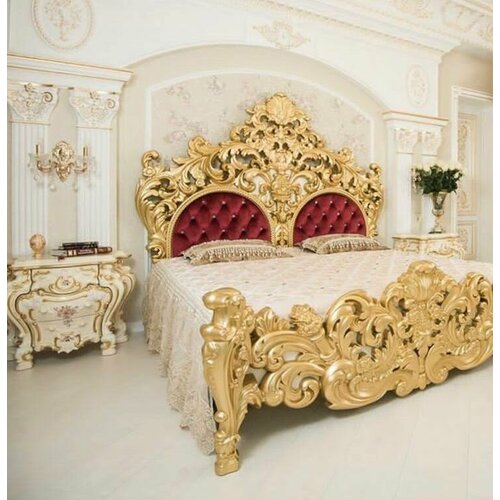 Двуспальная кровать спм 18х2 2100х2200х1920ммс ортопедом без матраса 160678₽