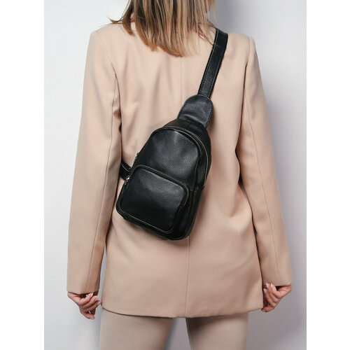 фото Рюкзак слинг stefania morri, черный