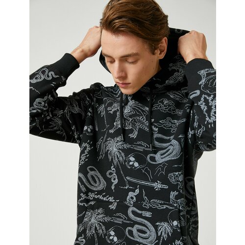 фото Худи koton, размер s, черный