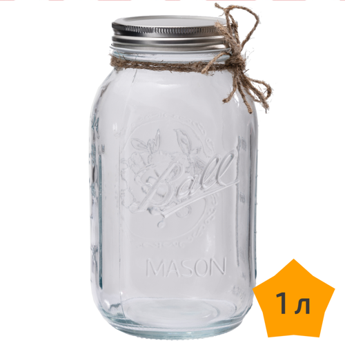Банка стеклянная с крышкой 1 л Nordic Tales Ball NTB_1_1000