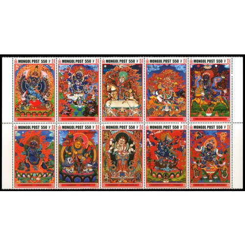 почтовые марки чили 2000г 50 лет мультипликационному персонажу кондорито рене риоса мультипликация mnh Почтовые марки Монголия 2000г. Будда Религия MNH