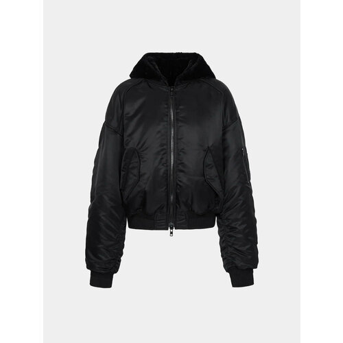 фото Бомбер juun.j reversible ma-1 hoodie jumper, размер m, черный