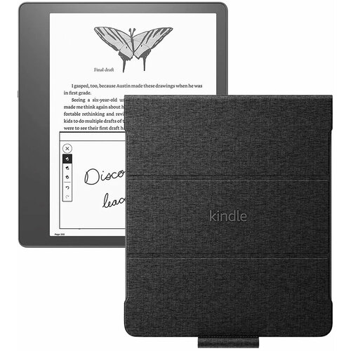 Электронная книга Amazon Kindle Scribe 16Gb + обложка Fabric Black черный