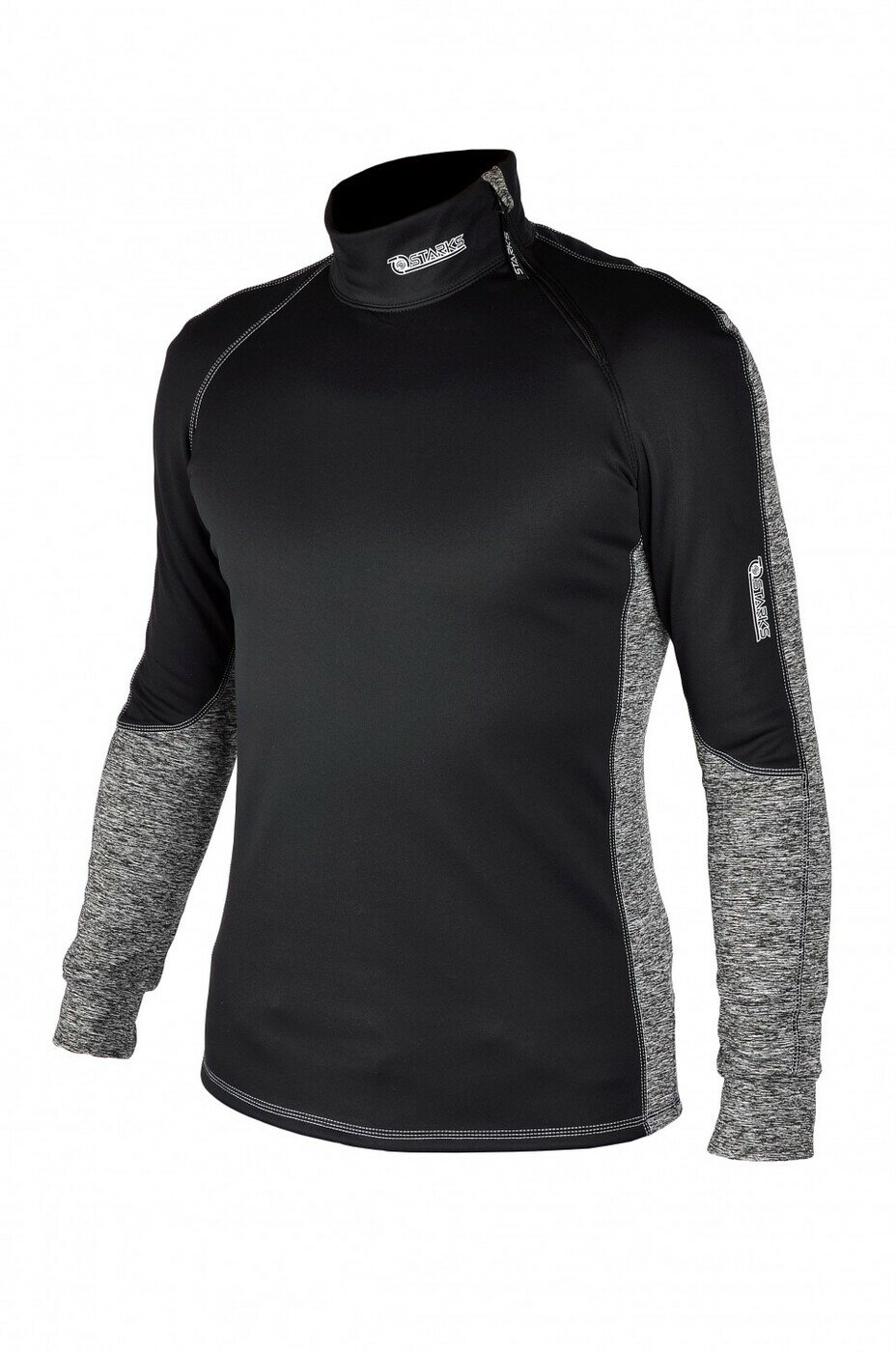 Starks Фуфайка Warm Long shirt Extreme мужская черно-серая S