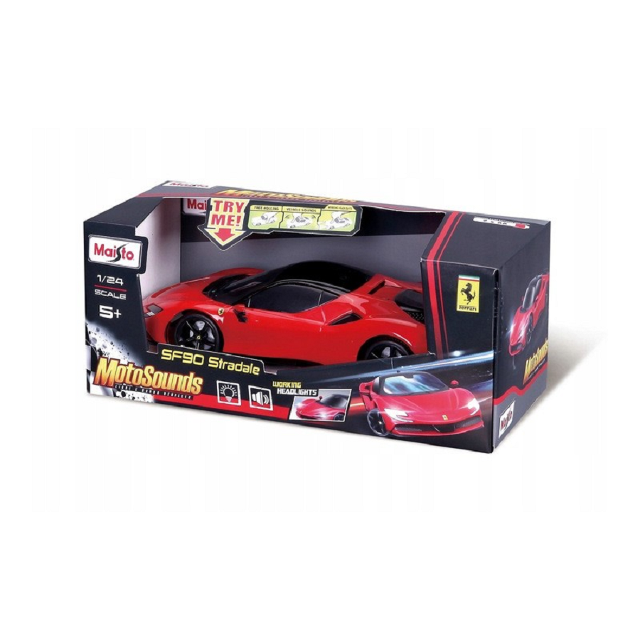 Машинка Maisto MotoSounds SF90 Stradale 1/24 81732