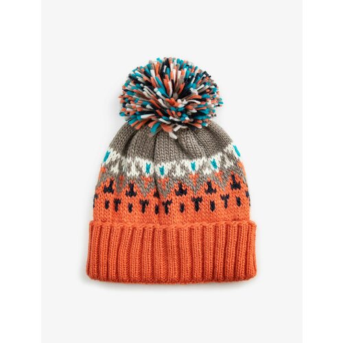 фото Шапка koton женская шапка, размер t, оранжевый