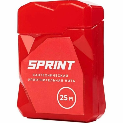 Нить уплотнительная SPRINT 25 м нить уплотнительная gazmaster 25 м для газа