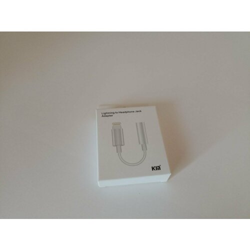 Lightning to Headphone Jack Adapter для iPhone от бренда KIN 8pin to 3 5mm headphones adapter for iphone 13 12 11 ios 14 3 5mm jack cable for iphone male to female aux adapter accessories