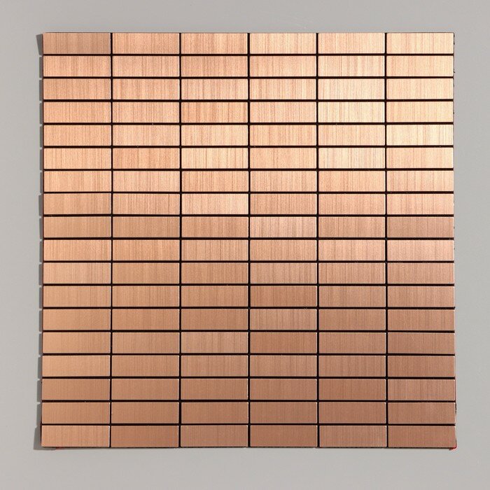 Панель самоклеящаяся 30*30см мозайка плитка бронзовая 9933241