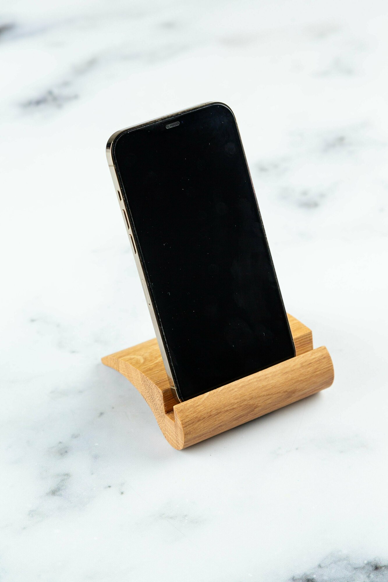 Подставка под телефон №2 ДУБ, 10*10*3,5 (см) — фото 1
