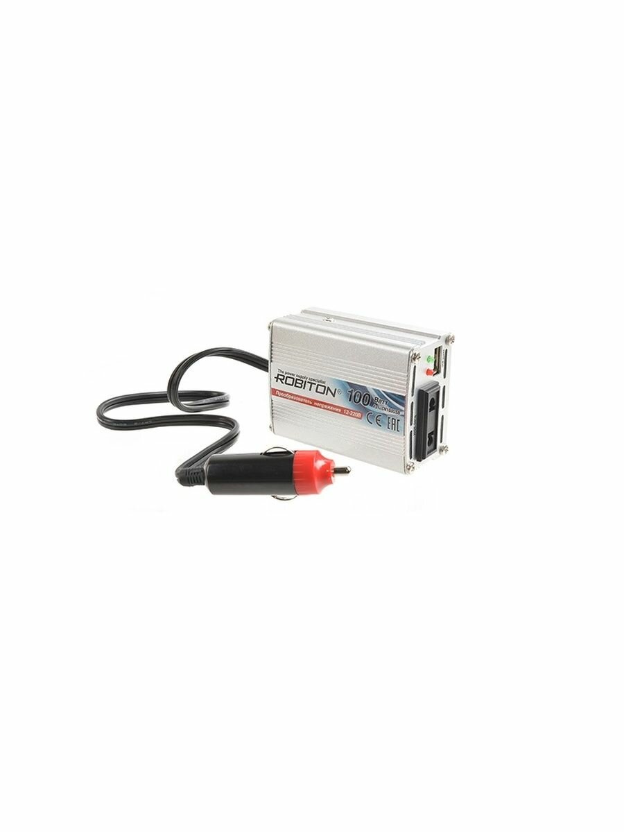 Автоинвертор 12V-220v CN100USB 100W