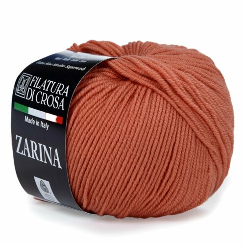 5 Мотков Пряжа Filatura Di Crosa ZARINA 100% Мериносовая шерсть 50 гр. - 165 м. цвет 1819