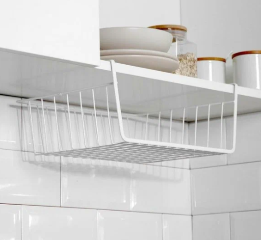 фото Корзина сетчатая навесная на полку Доляна