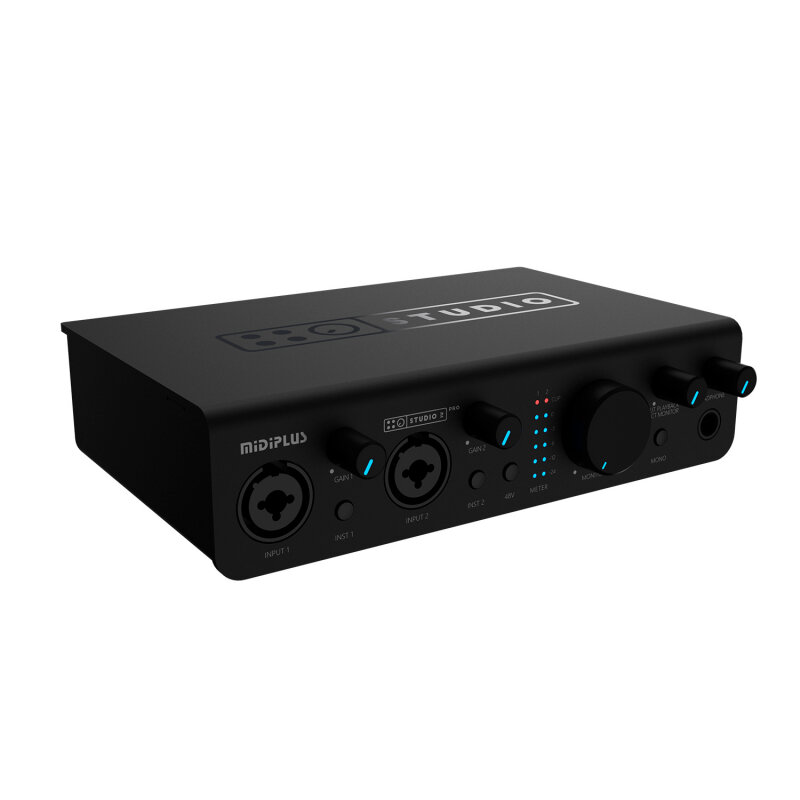 Midiplus Studio 2 pro OTG - аудиоинтерфейс USB 2 входа/2 выхода c OTG