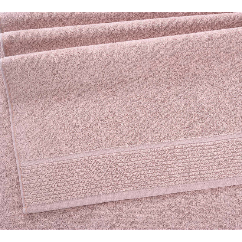 Полотенце 50х90 см махровое (Oqtosh Tekstil) Селена нежно-розовый