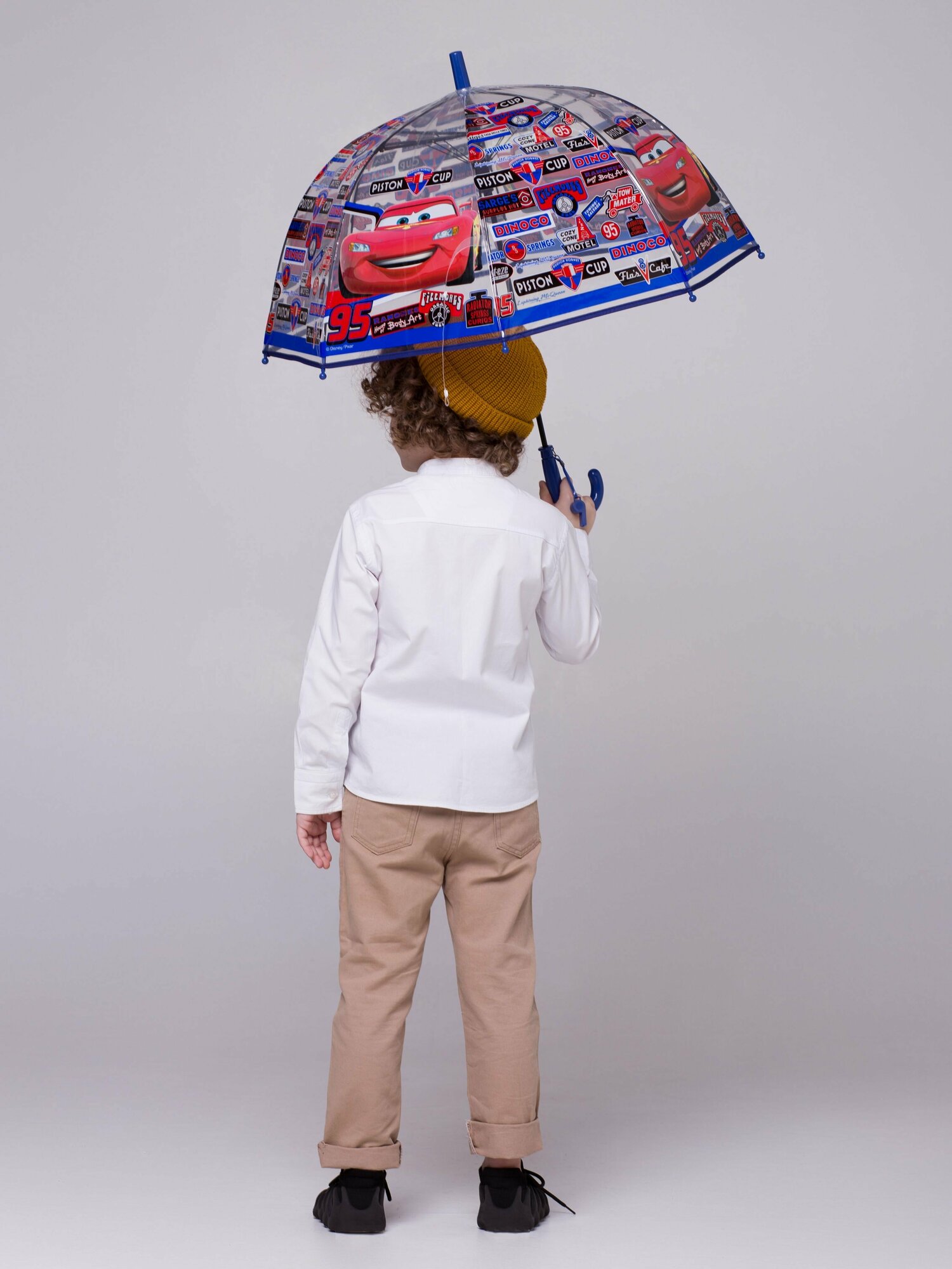 Зонт-трость GALAXY OF UMBRELLAS, черный, синий, красный — фото 1