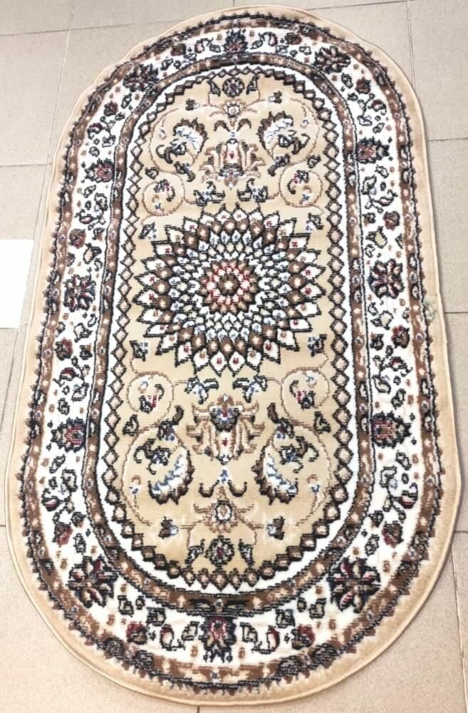 фото Ковер Классический БАЛ текстиль OSCAR NATUREL KZ W682D , , цвет Бежевый, из нитей БЦФ, основа джут, размер 1,7 м на 2,7 м, вес 5,508 кг