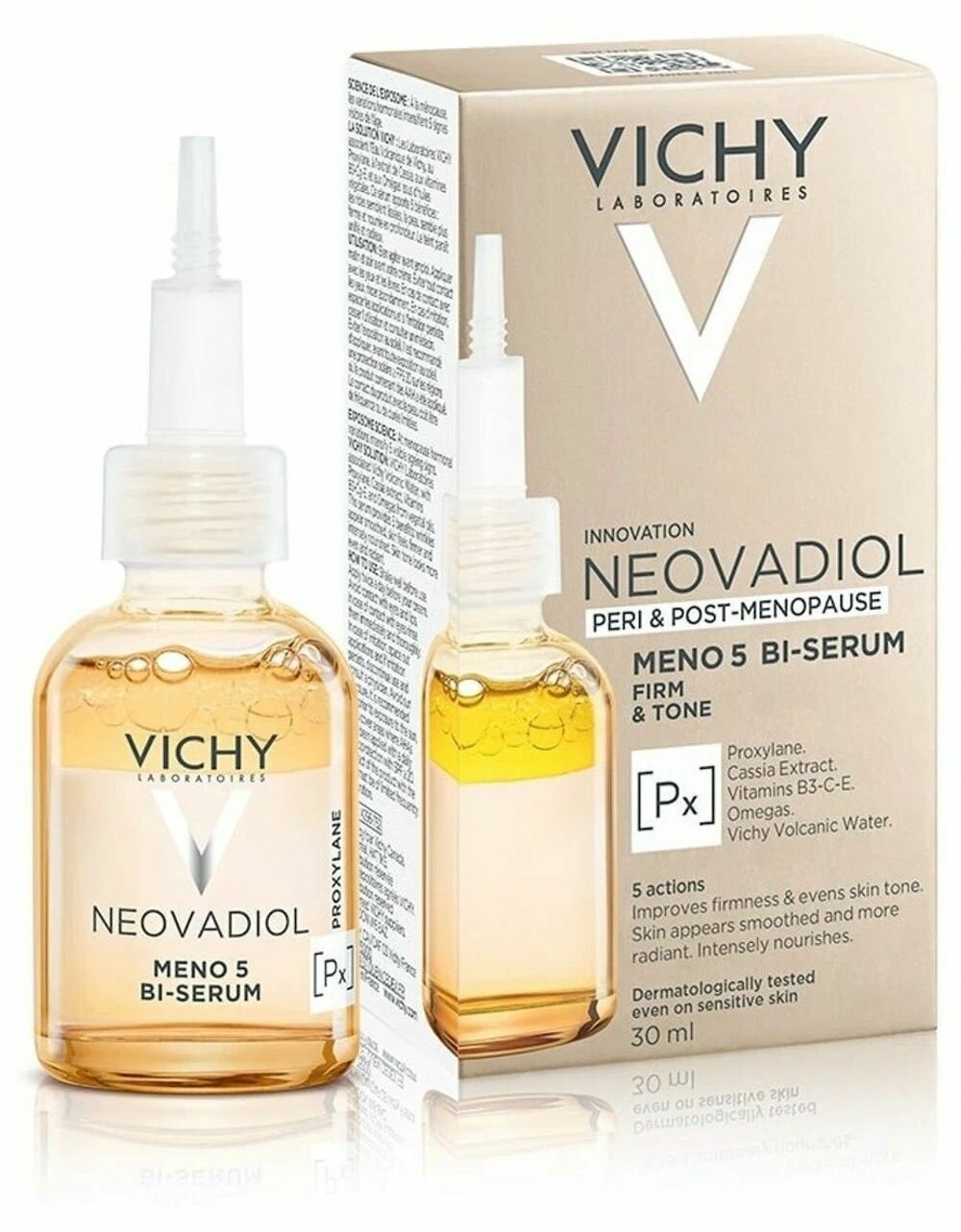 Vichy Neovadiol Комплекс 5 Бифазная сыворотка-корректор при менопаузе 30 мл - 5 действий, против морщин и сухости