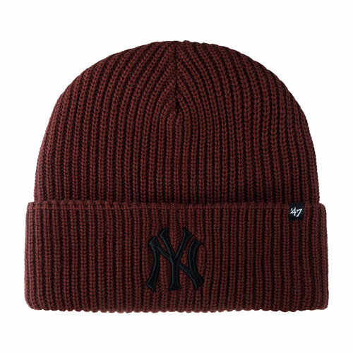 Шапка бини '47 Brand, размер OneSize, розовый шапка 47brand brain freeze cuff knit new york yankees серый b brnfz17ace gy