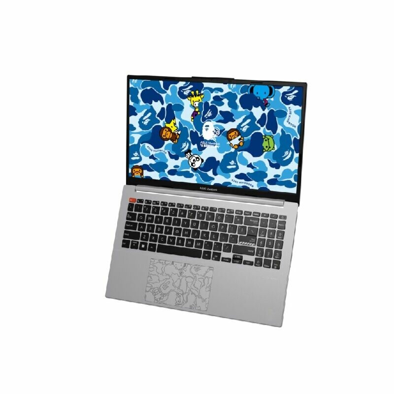 Ноутбук ASUS VivoBook S 15 OLED BAPE Edition K5504VA-MA340W 90NB0ZK6-M00KY0 (15.6", Core i9 13900H, 16Gb/ SSD 1024Gb, Iris Xe Graphics eligible) Серебристый - фото №6