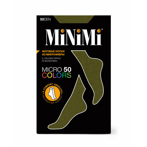 Носки MiNiMi, 50 den, размер 0 (UNI), хаки носки minimi 50 den размер 0 uni синий