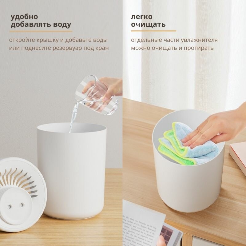 Увлажнитель воздуха Humidifier H2O , 4 литра, двойное распыление - фотография № 5