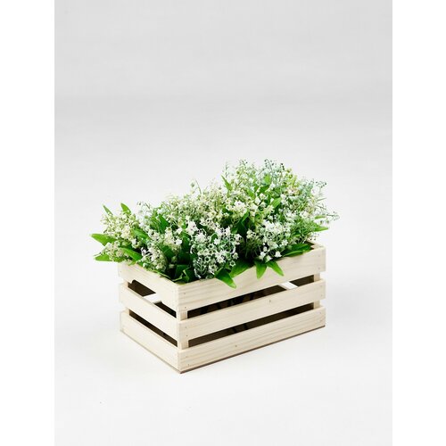 Ящик реечный Овощной 30х20х15,5 см, короб деревянный Правильная Упаковка