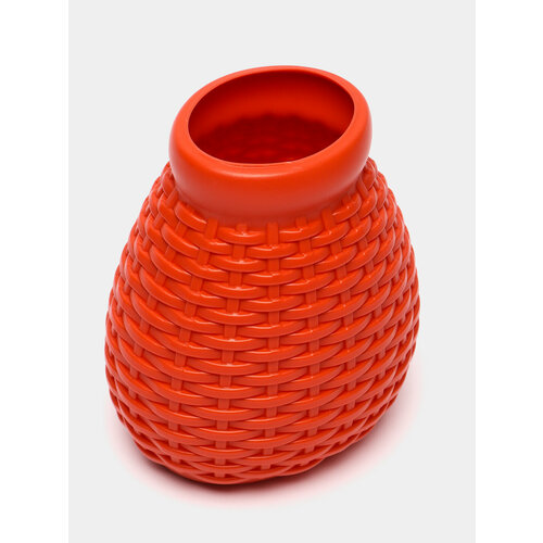 Ваза для цветов декоративная пластиковая Цвет Оранжевый 599₽
