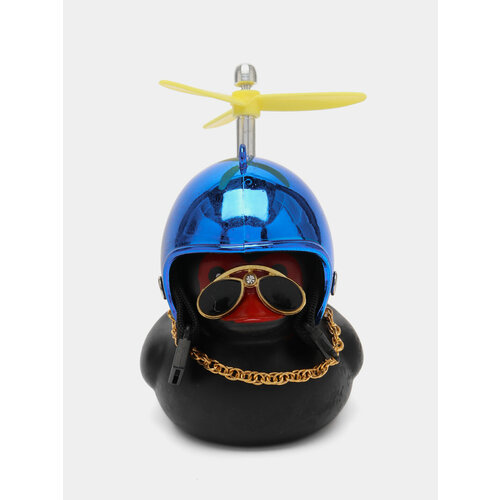 Игрушка утка в шлеме с пропеллером и в очках в машину Цвет Тёмно-бирюзовый игрушка утка в шлеме и очках с пропеллером в машину цвет тёмно бордовый