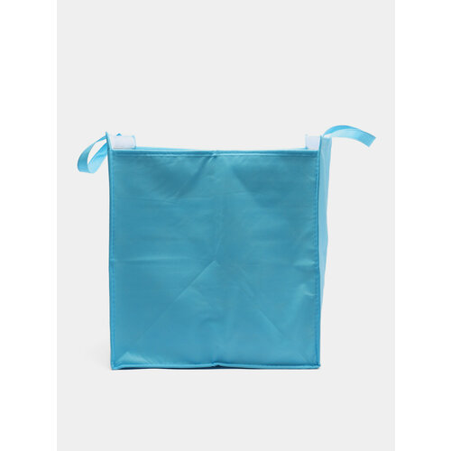 Сумка холодильник изоляционная, термосумка для горячего, сумка пакет для заморозки Размер 27х27х33, Цвет Голубой сумка складная рыжий кот силуэт полиэстер 38 x 55 см