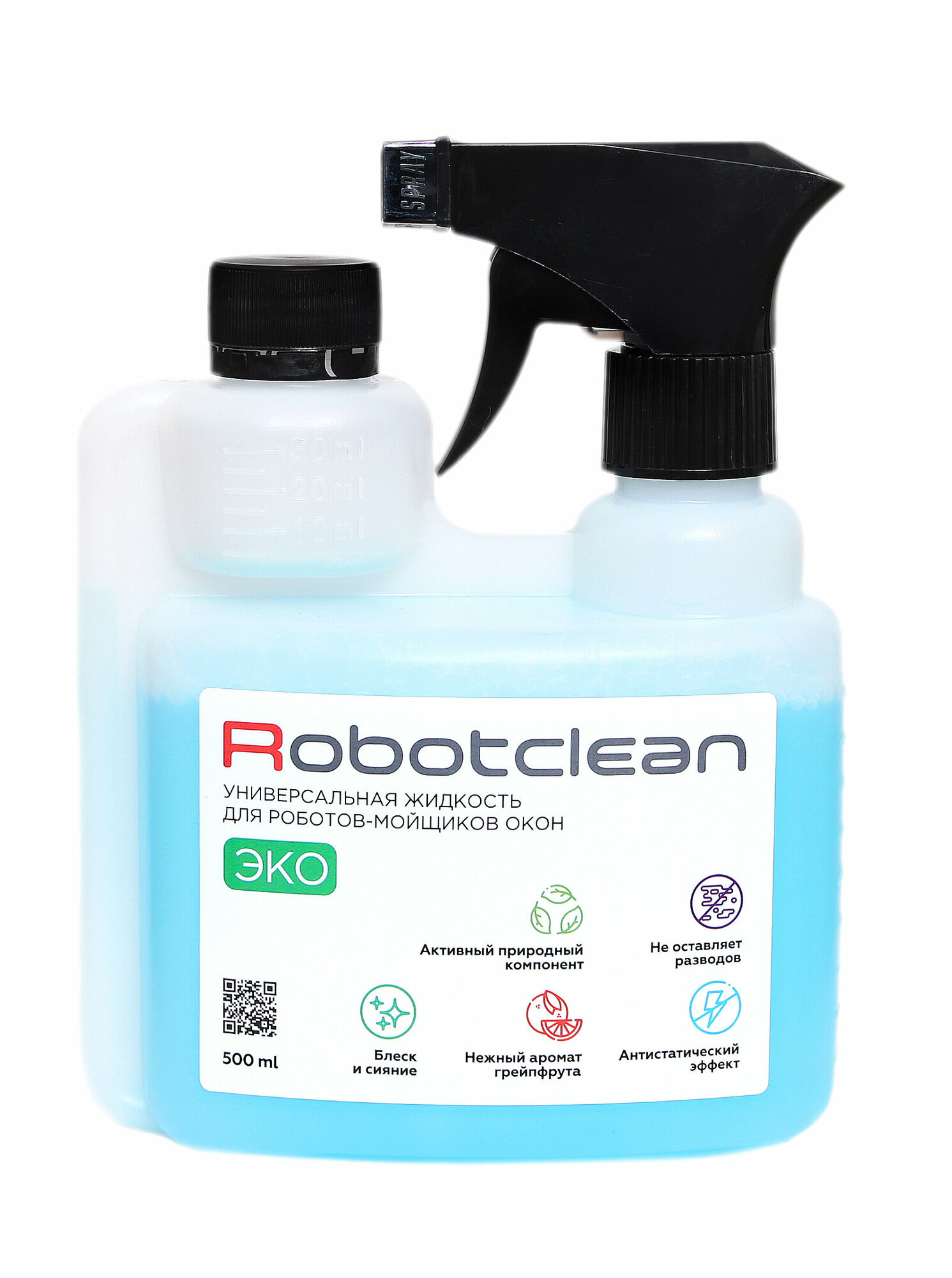 Универсальная жидкость Robotclean для роботов-мойщиков окон - фотография № 1