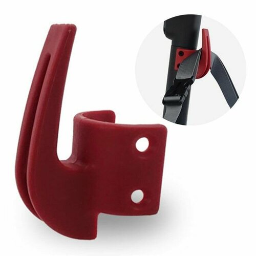 фото Крючок для сумки красный ninebot max g30, g2 нет бренда