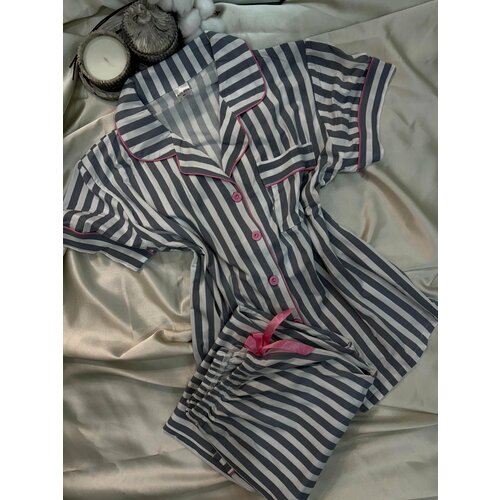 Пижама , размер XXL, серый