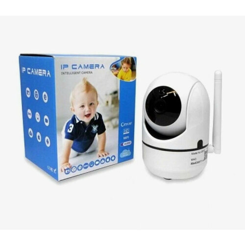 Камера WiFi видеонаблюдения Видеоняня c датчиком движения С обзором 360 с ночной съемкой и датчиком движения 1599₽